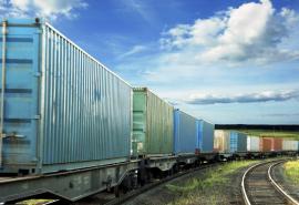 В январе-марте текущего года перевозки контейнеров на Октябрьской железной дороге выросли на 8,7%
